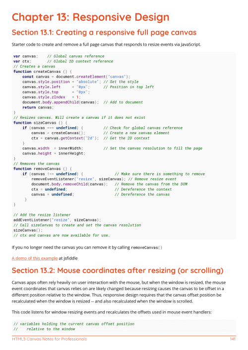 Free HTML5 Canvas Book
