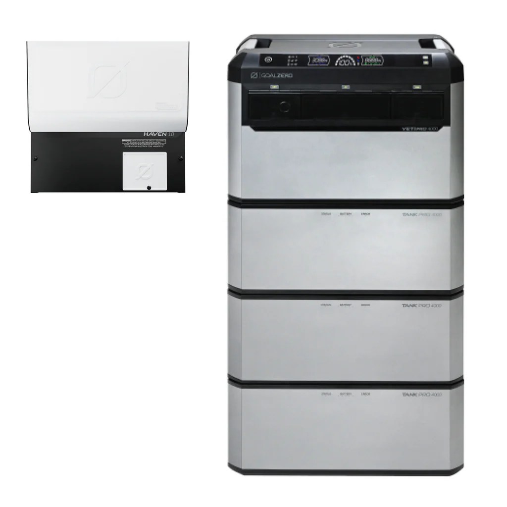 16kWh Haven Home Battery Backup w/ 16000Wh LiFePO4 Battery Goal Zero