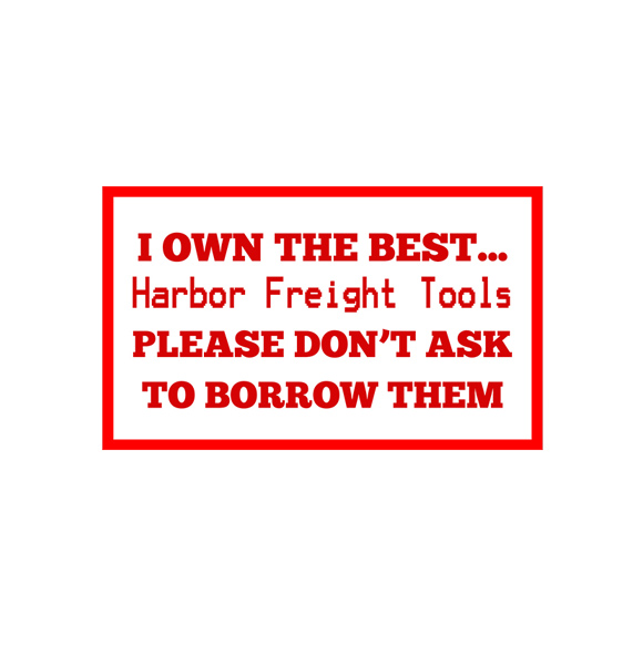 Harbor Freight Tools Decal | GOAM Swag Shop