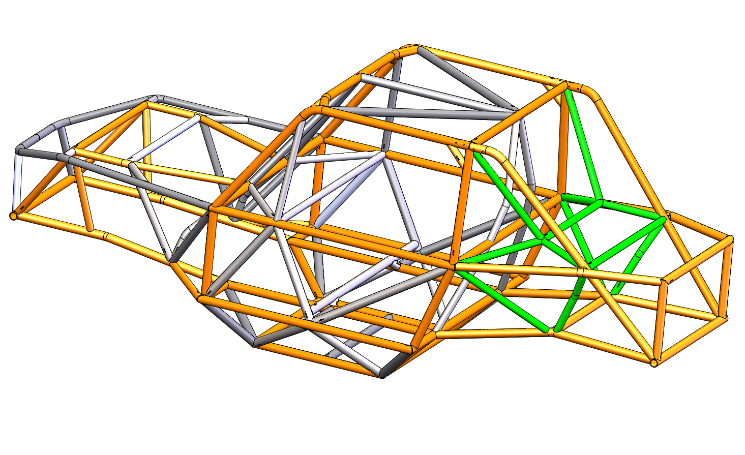IBEX 2Seat Rear Plus Tube Assembly Goat Built