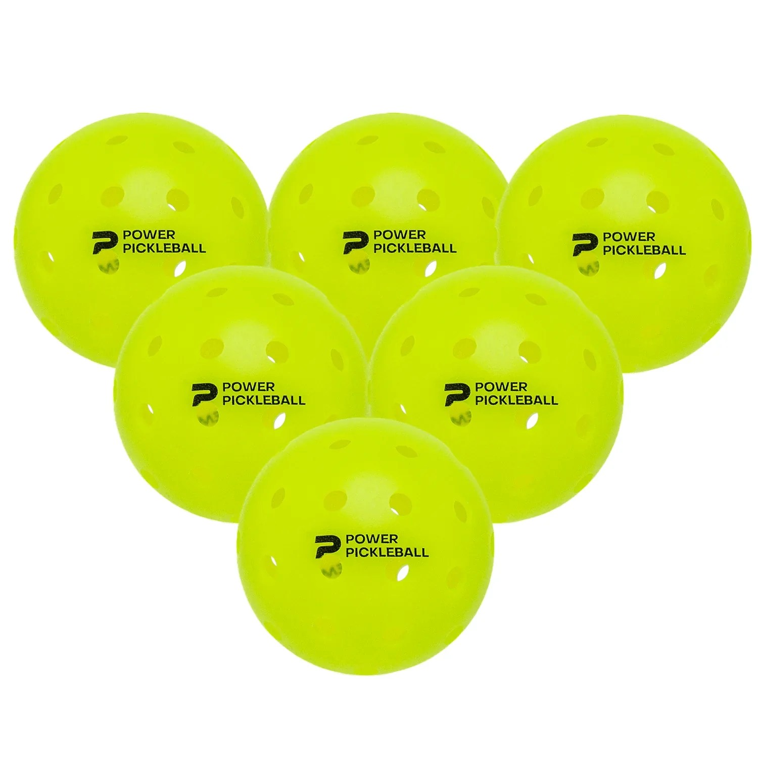 Diadem Power Pickleball Ball 6 Pack G.O.A.T. Pickleball