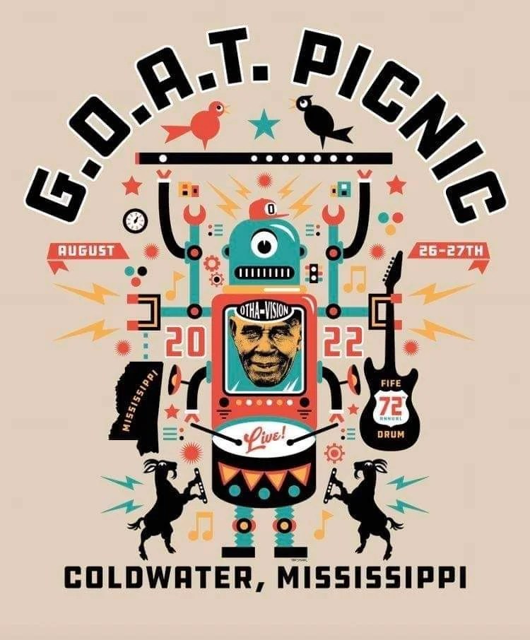 mississippi delta blues and heritage festival 2023 G.O.A.T. PICNIC everybodyholleringoat