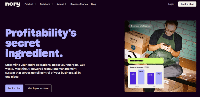 Nory.ai restaurant analytics software