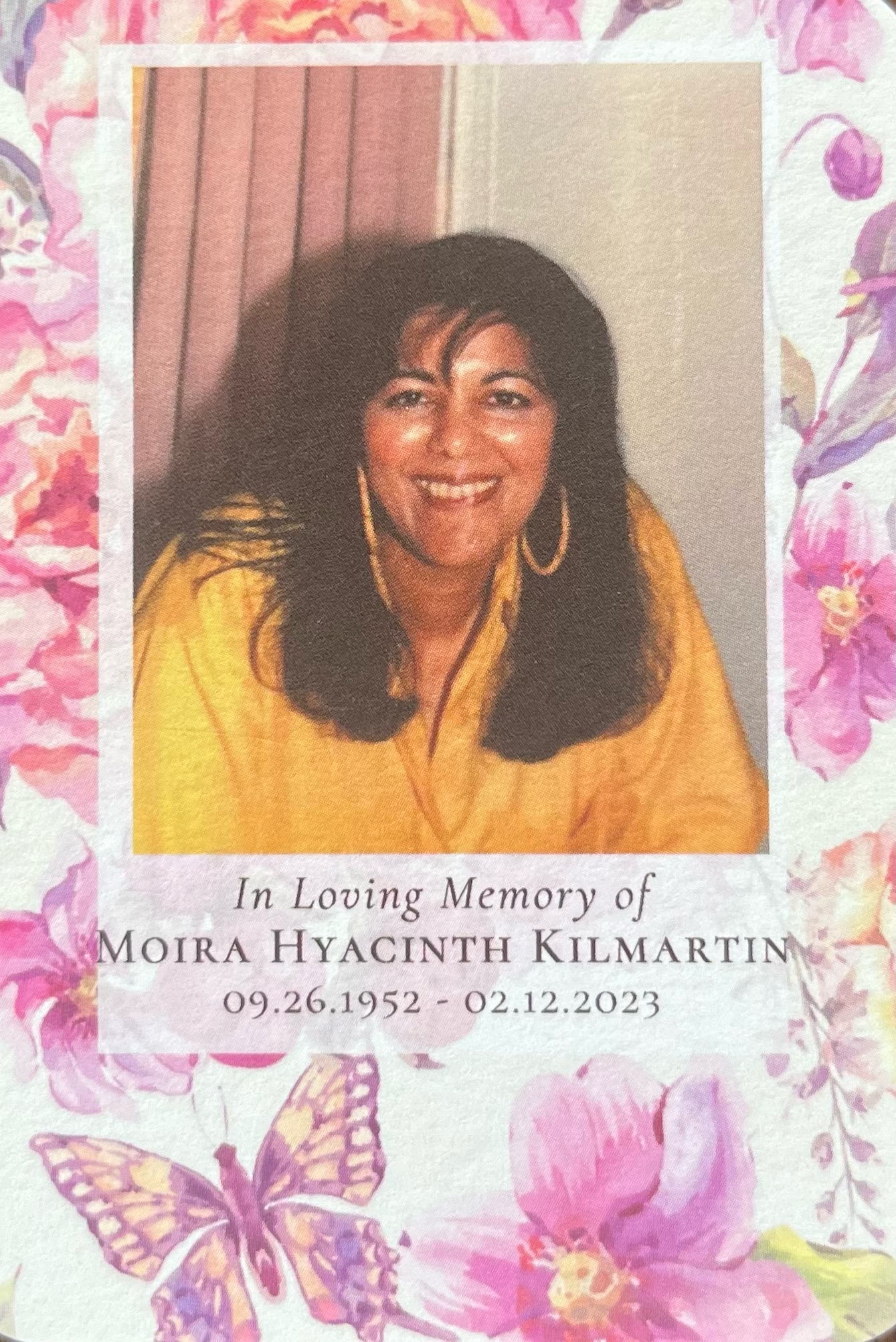 Obituary Moira Hyacinth Kilmartin Goan Overseas Association