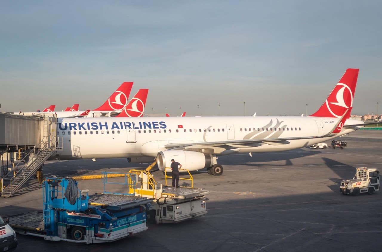 Turkish Airlines Business Class Flying from NYC to Istanbul