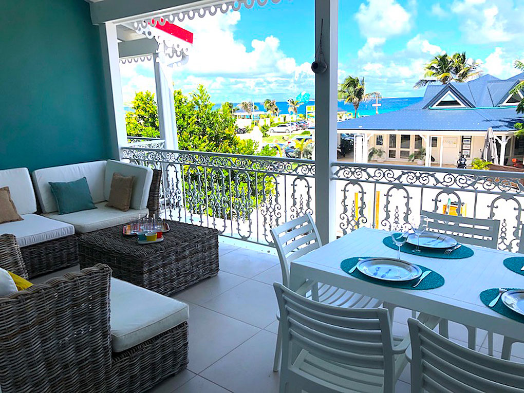 Amerindiens Blue (2 bedr. condo) Orient Bay, St.Martin