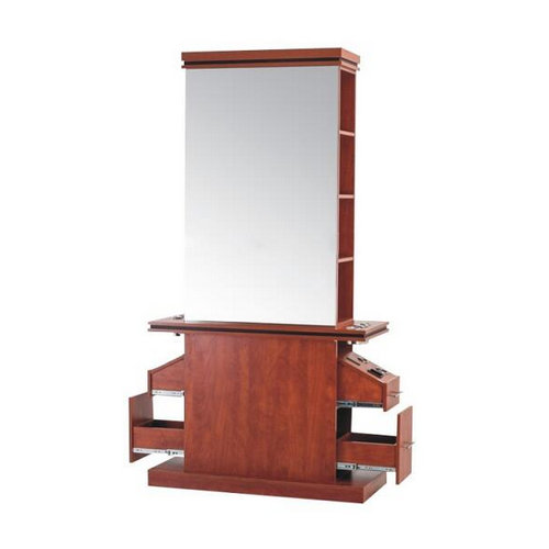 cheap professional hair salon mirror / hair mirror station / barber