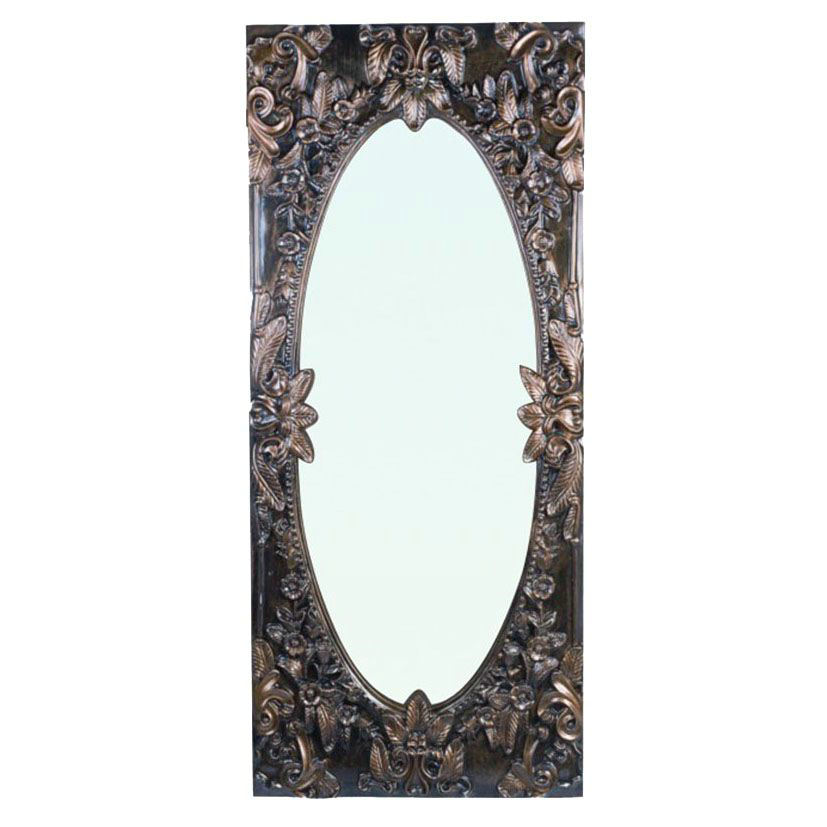 Barber shop wall glass makeup beauty bronze mirror