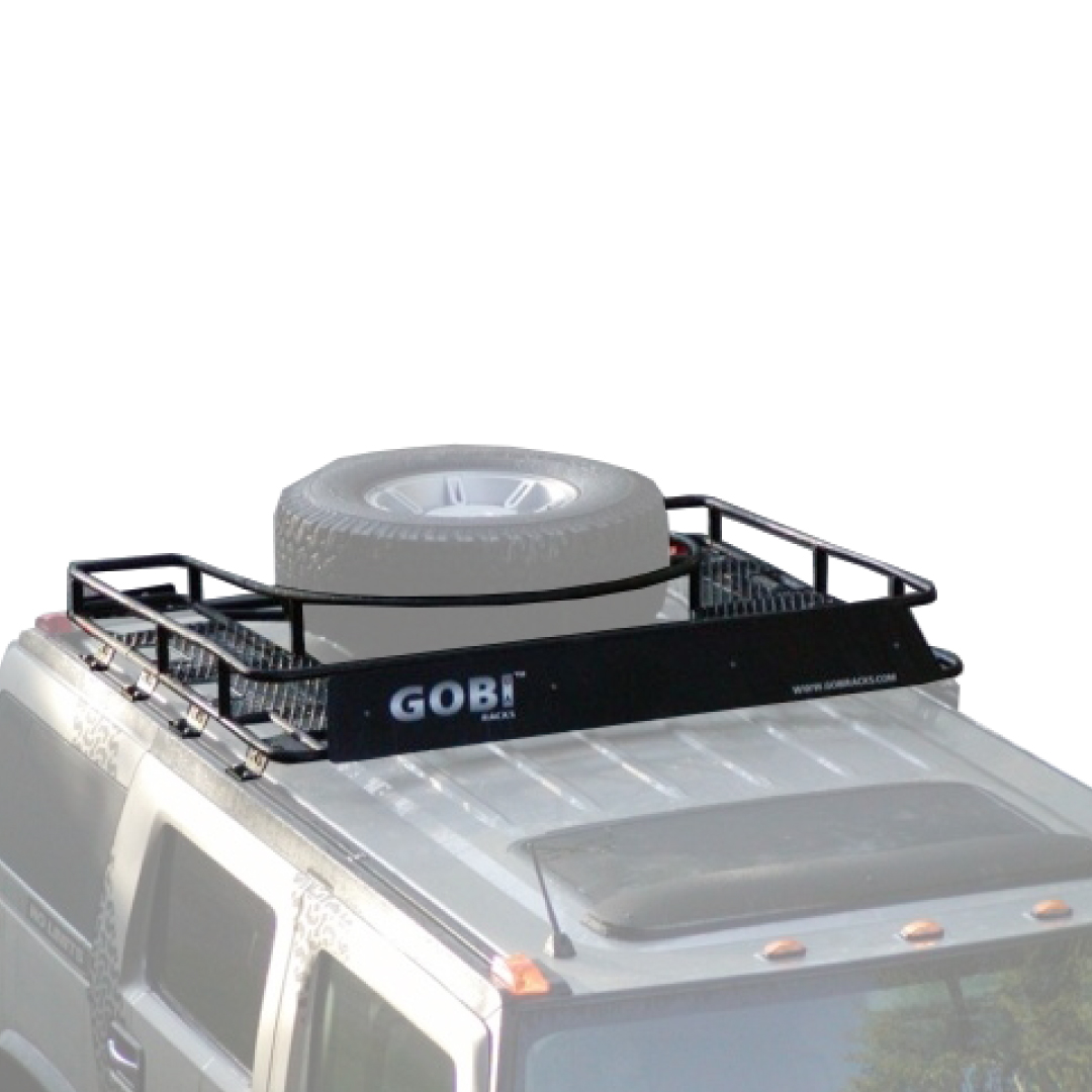 GOBI Hummer H2 6ft. Ranger Tire Carrier Rack No Sunroof
