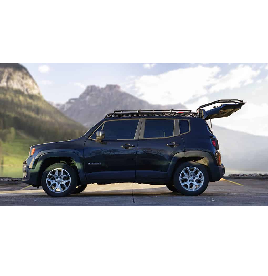 Jeep Renegade Stealth Rack · MultiLight Setup · Panoramic Sunroof