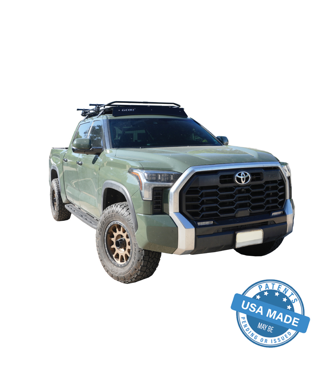 GOBI Toyota Tundra Stealth Rack Light Bar Setup No Sunroof