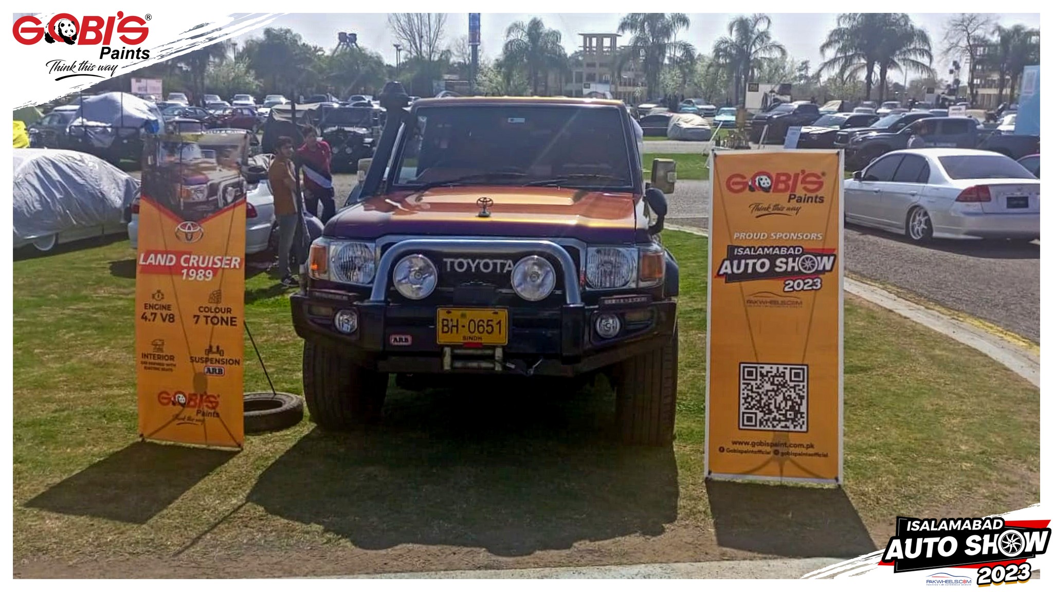 Auto Show Islamabad 23, cosponsored by Gobi's Paints