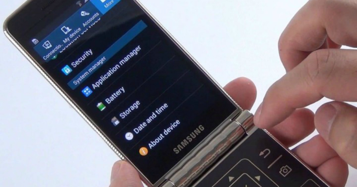 Samsung nos regresa los teléfonos de tapita con el Galaxy Folder 2