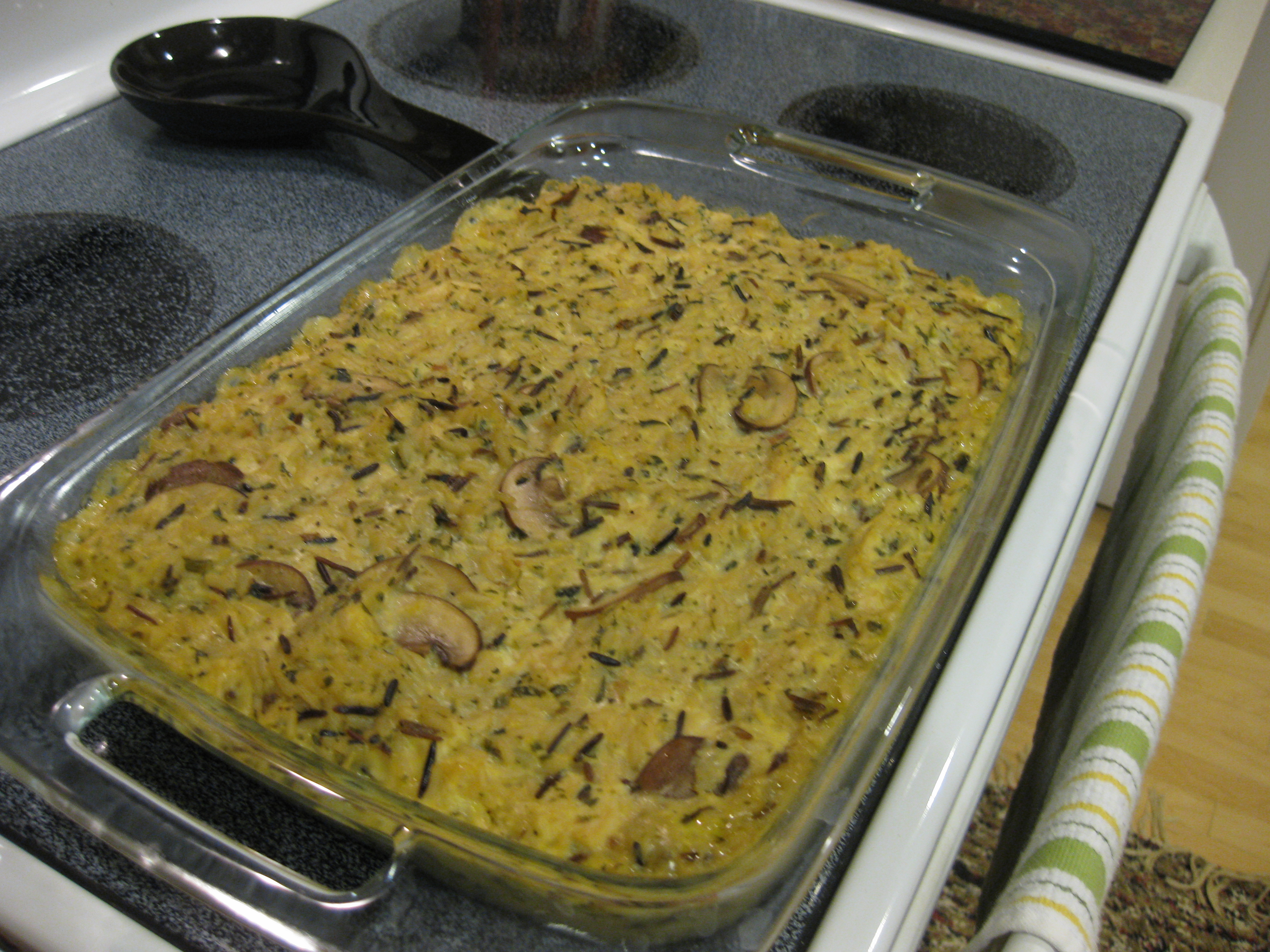 Chicken and Wild Rice Casserole Go Blondie!
