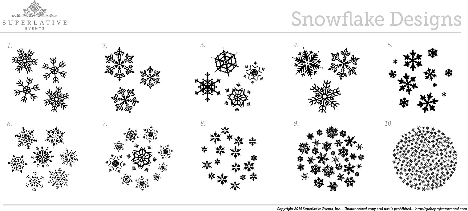 Rent Snowflake Lights Free Nationwide Shipping