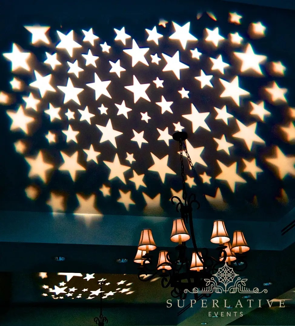 Starry Sky Gobo Texture Lighting Gobo Projector Rental, Gobo Design