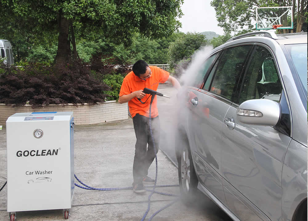 The application of steam in the car wash industry GOCLEAN Steamer