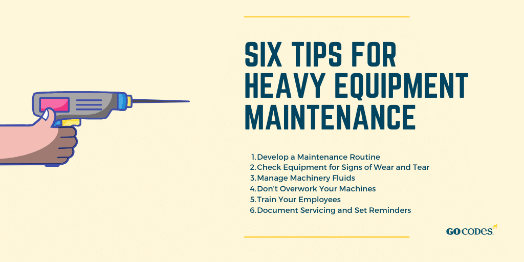 Heavy Equipment Maintenance GoCodes Asset Management