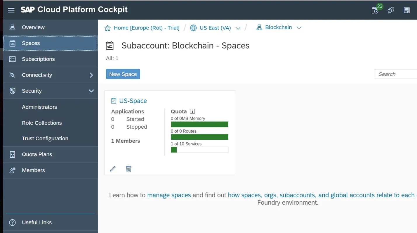 Hyperledger Fabric on SAP Cloud Platform Go Coding