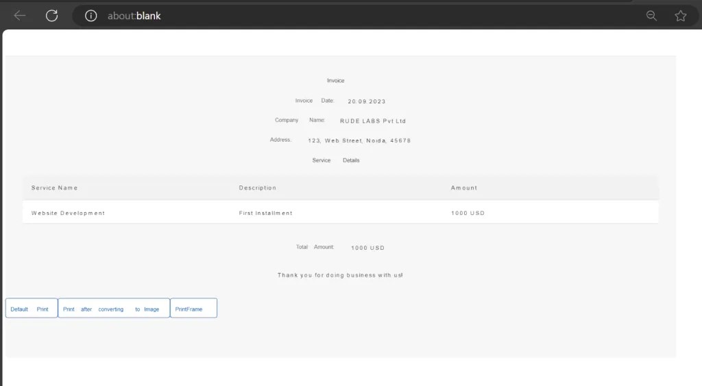 Print Full Screen in SAP UI5 Go Coding