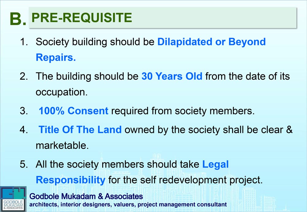 Self Redevelopment Why How Process Godbole Mukadam & Associates