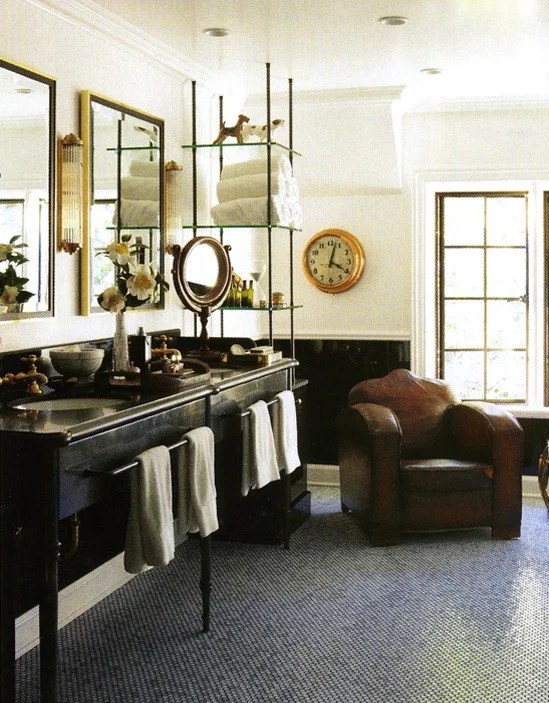 30 ROCK HARD MASCULINE BATHROOM INSPIRATIONS..... Godfather Style
