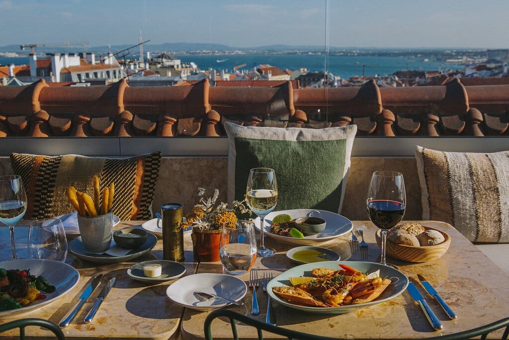 Lumi Rooftop restaurant venue, Lisbon Go Discover Portugal travel