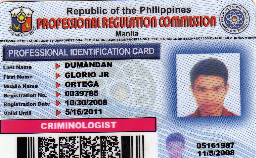 Glorio Dumandan Jr Holder Of PRC License No 0039785 Glorio Ortega 