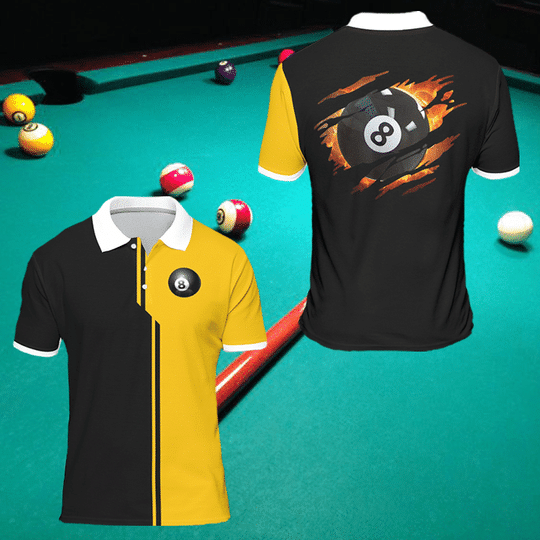 Billiard Team Shirts Billard Is Calling And I Must Go Cue Sport Polo