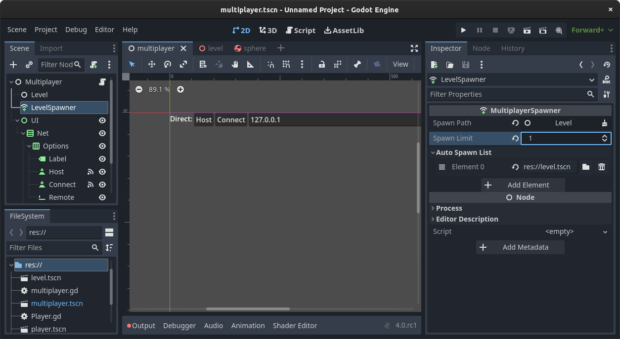 Multiplayer in Godot 4.0: Scene Replication – Godot Engine