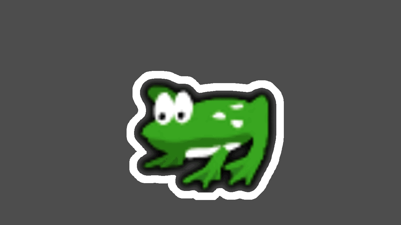 2D outline/inline, configured for sprite sheets Godot Shaders