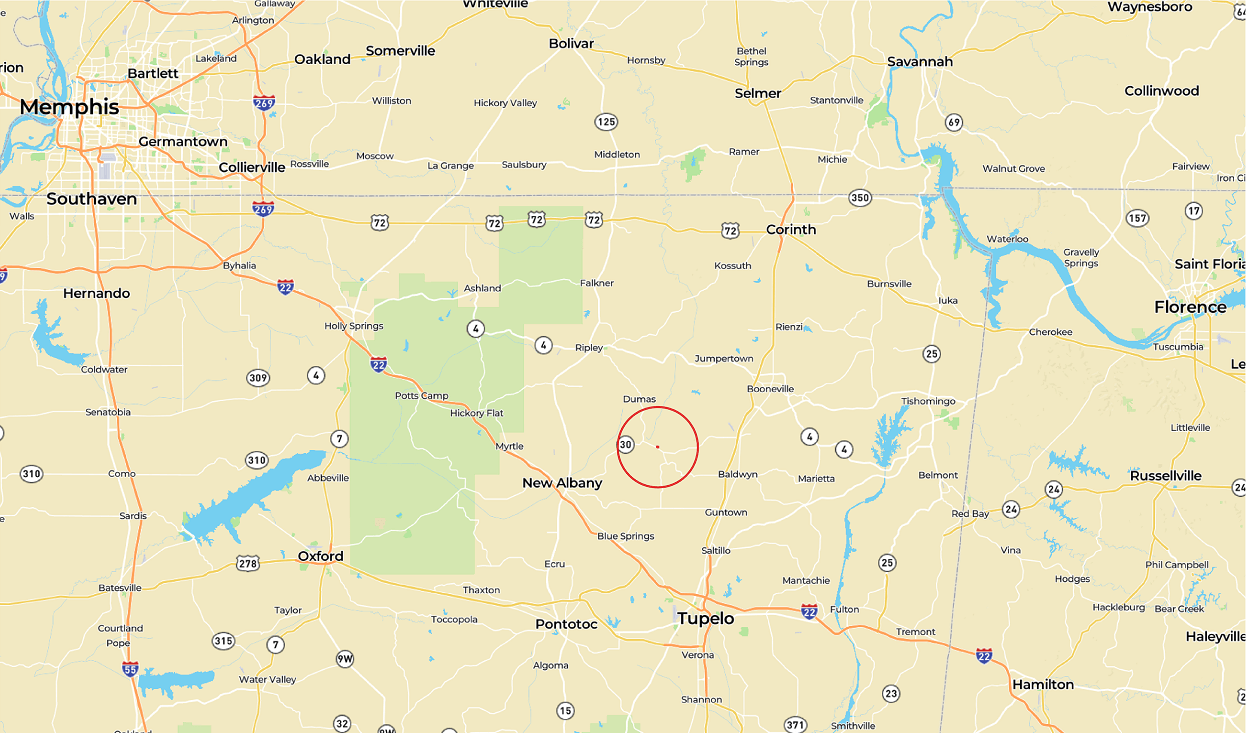 Tract 9 Graham Properties, +/ 17 acres, MSHwy 9, Baldwyn, Union Co