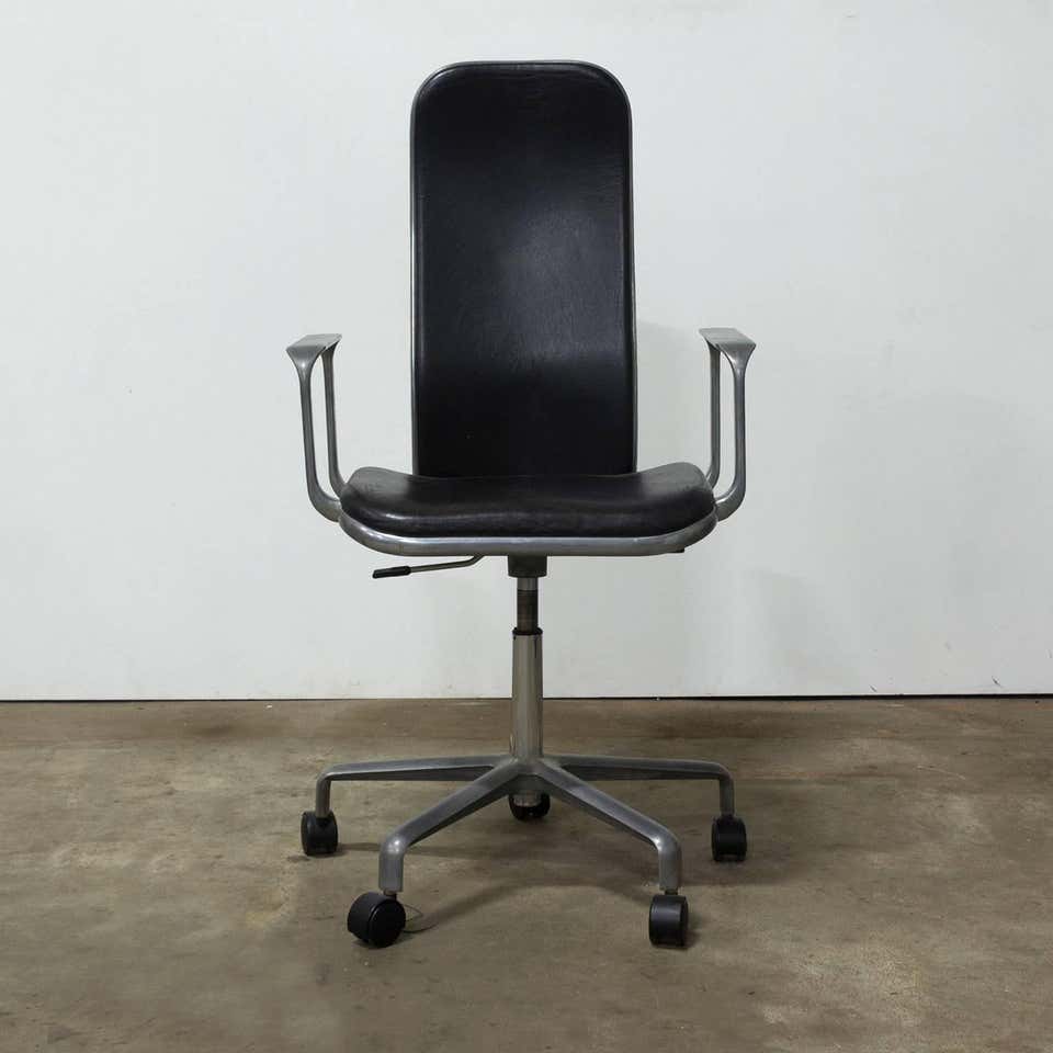 1979, Frederick Scott, Aluminium Ergonomic Supporto Office Chair for