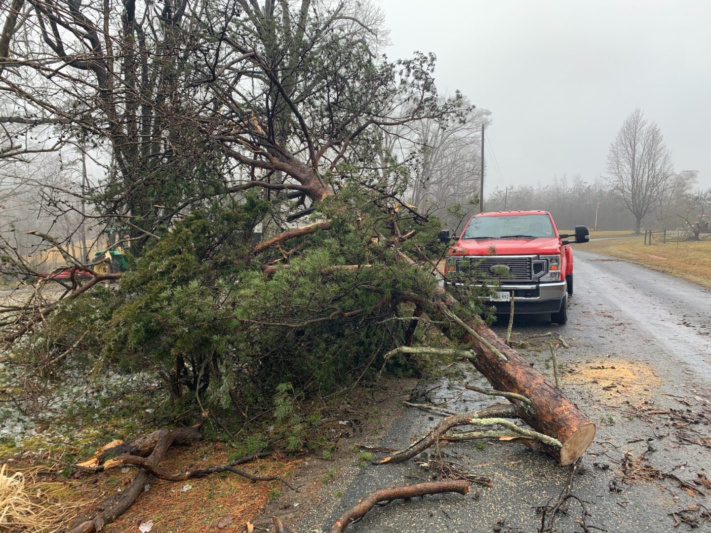 Charlotte Court House, Virginia, Response Winter Ice Storm God's