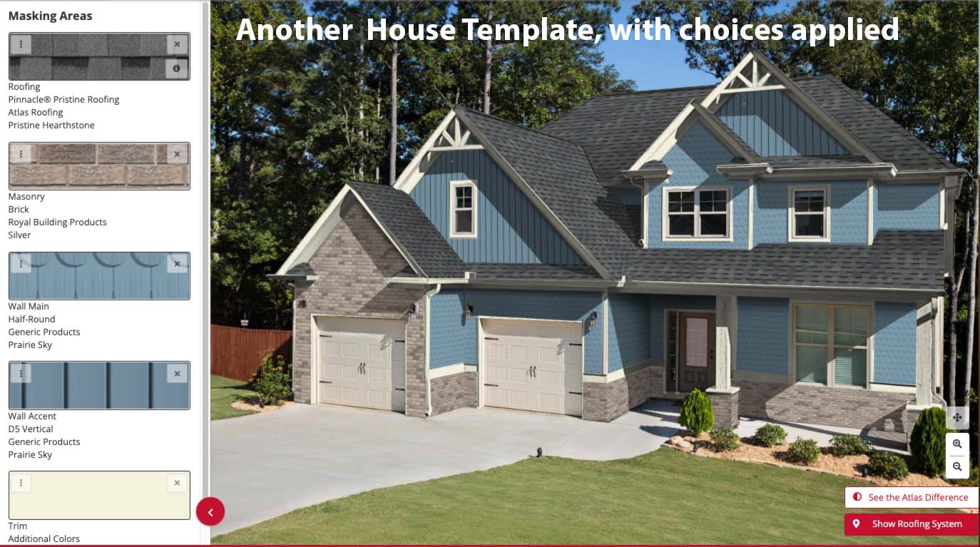 Design Your Roof, Siding, Masonry, Trim & Shutters