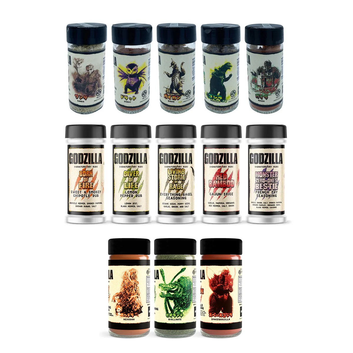 Godzilla Dry Rub Master Set GODZILLA FOODS