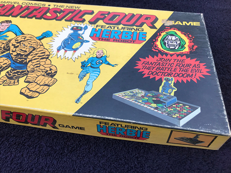 Vintage Milton Bradley Fantastic Four Board Game in Box 1978 goedenoldies