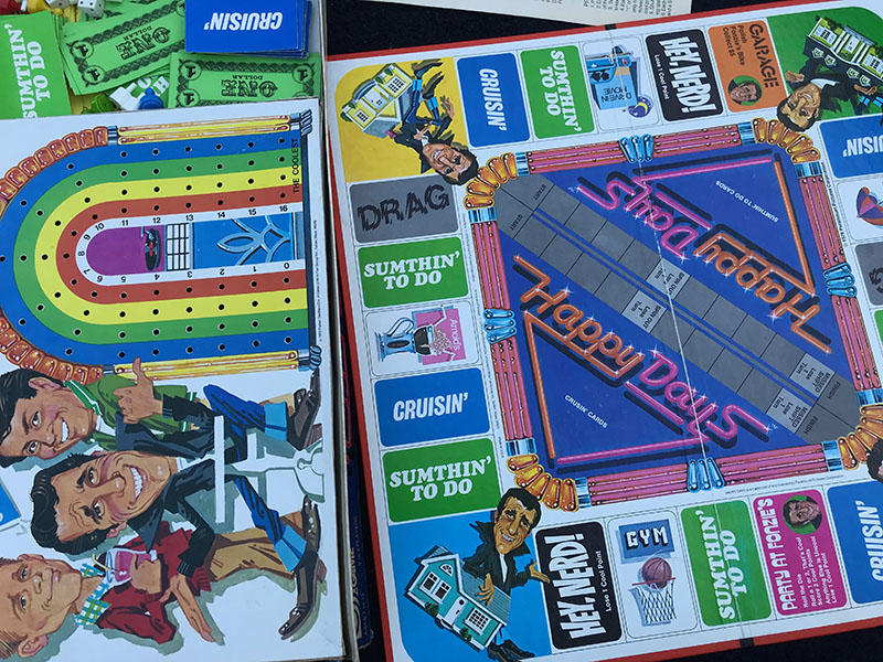 Vtg 1976 Happy Days Board Game Fonzie’s Real Cool Parker Bros