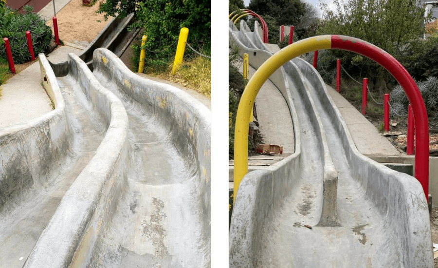 Seward Street Slides Concrete Slides in San Francisco