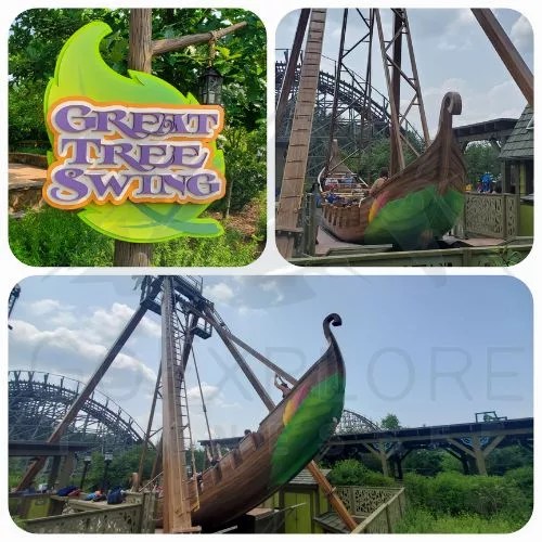 Dollywood's Great Tree Swing A Family Thrill Experience.