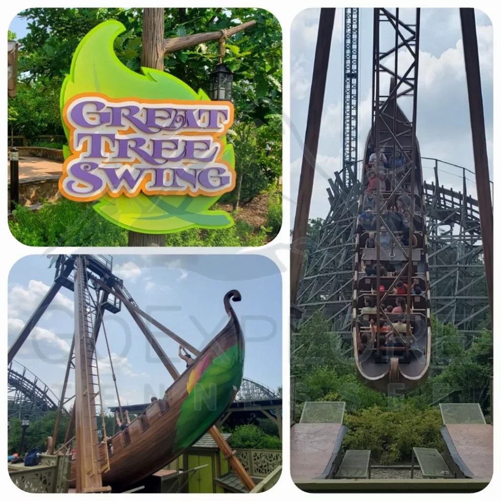 Dollywood's Great Tree Swing A Family Thrill Experience.