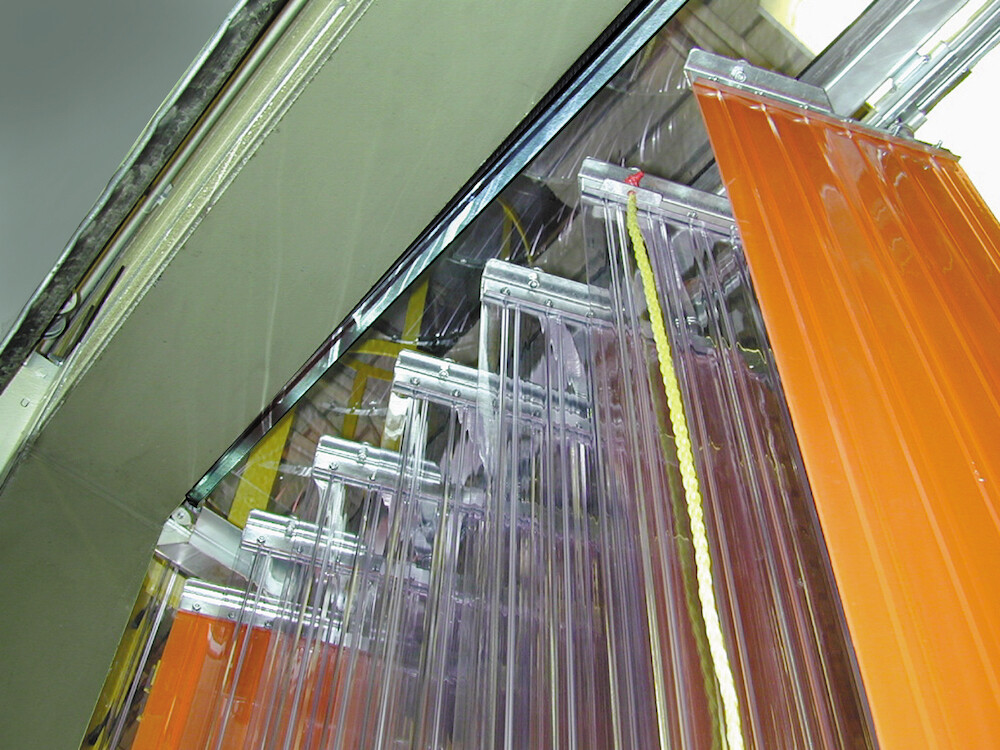 Vinyl Strip Doors for Easy Access Between Rooms by Goff's Enterprises