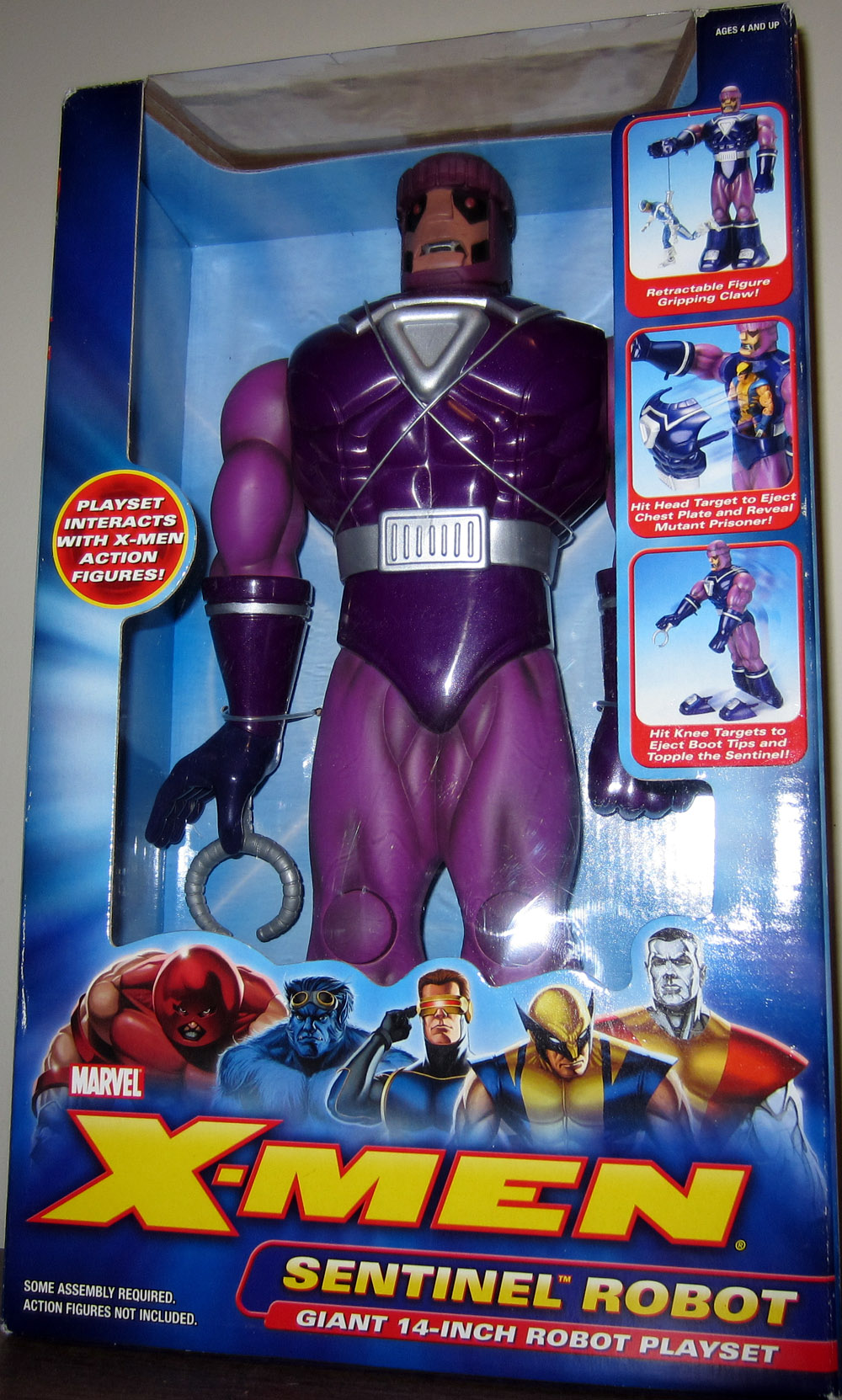 14 inch Sentinel Robot Figure Giant Playset XMen Toy Biz