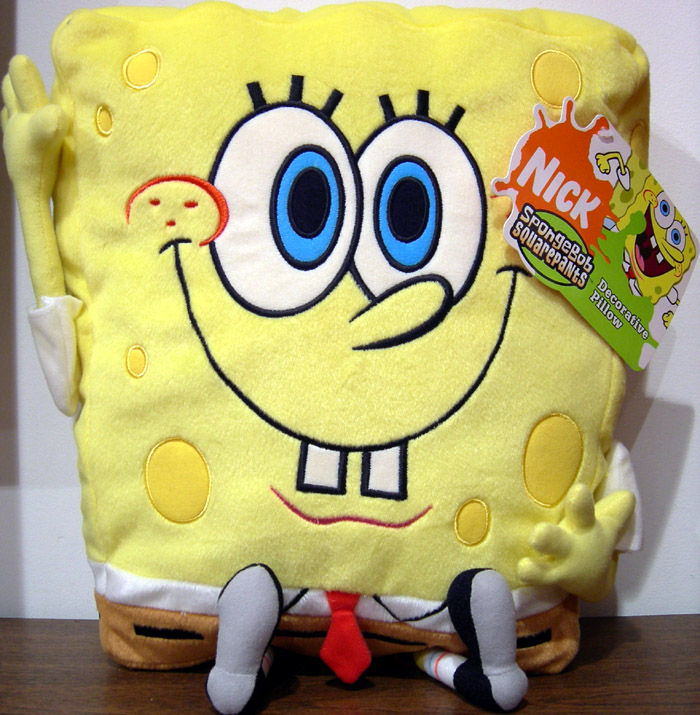 15 inch SpongeBob Squarepants Decorative Pillow