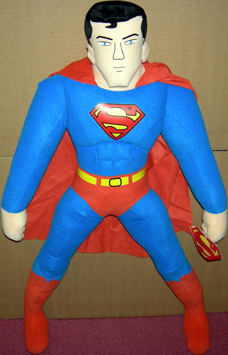 34 inch Superman Plush soft head