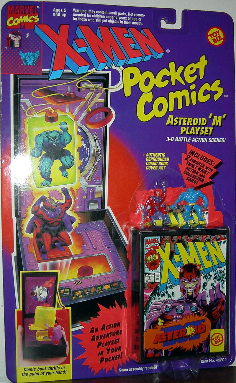 Asteroid M Playset Action Figures XMen Pocket Comics