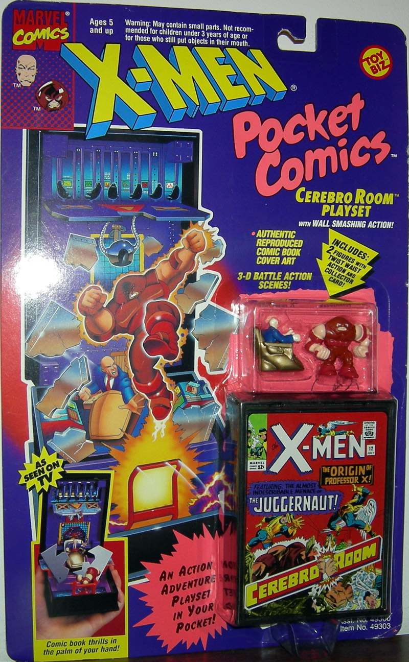 Cerebro Room Playset XMen Pocket Comics action figures