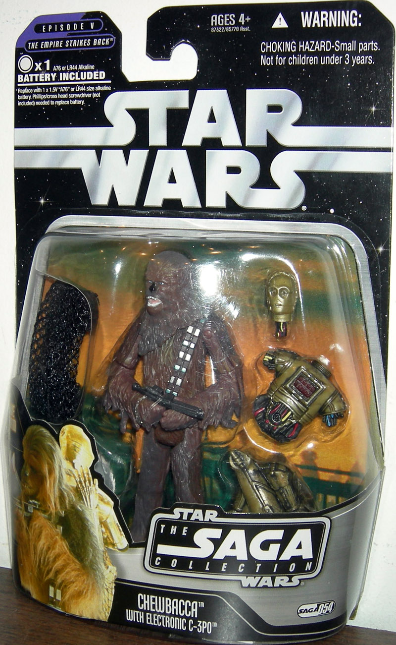 Chewbacca Electronic C3PO Figures 054 Saga Collection Star Wars