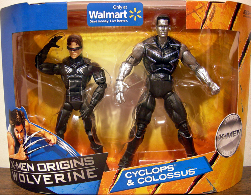 Cyclops Colossus Figures XMen Origins Wolverine Movie