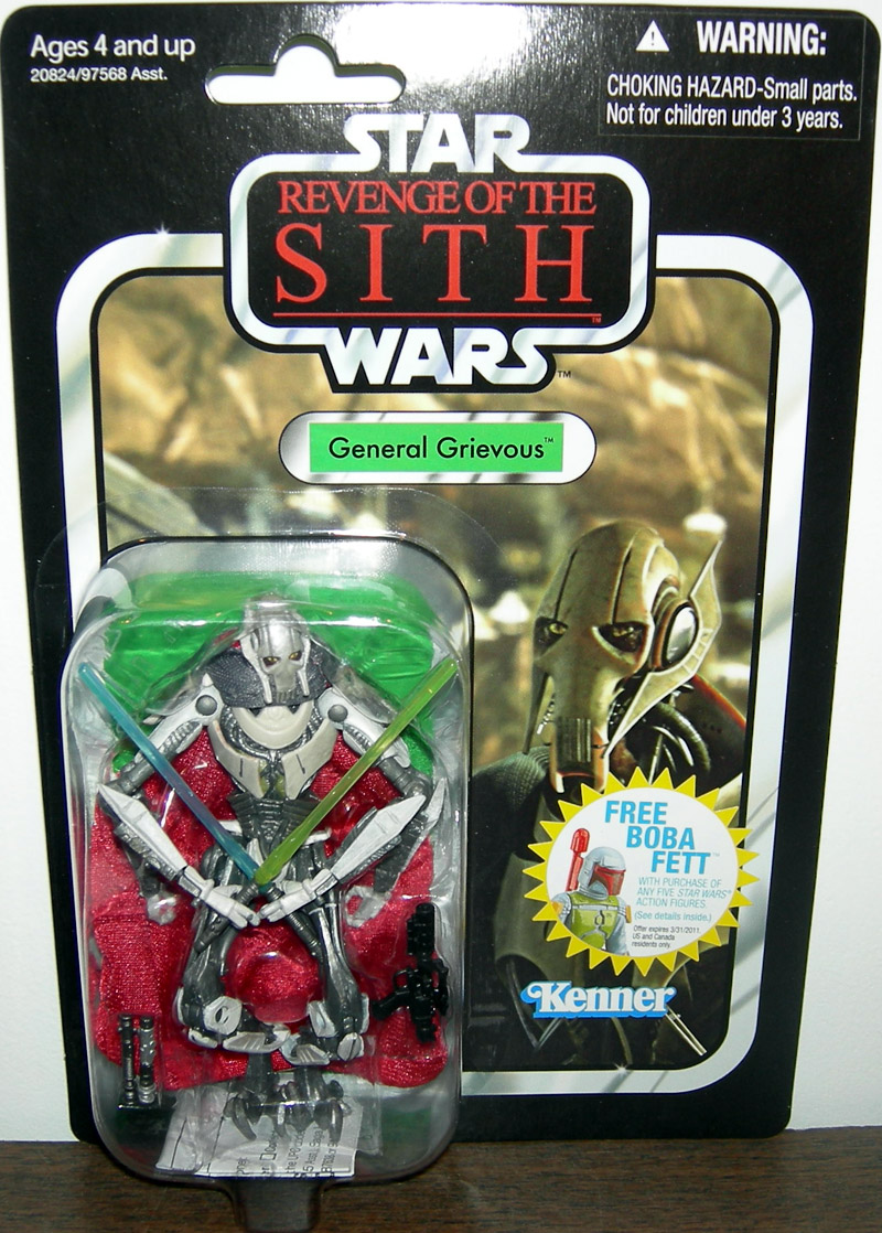 General Grievous VC17 Action Figure Star Wars Hasbro